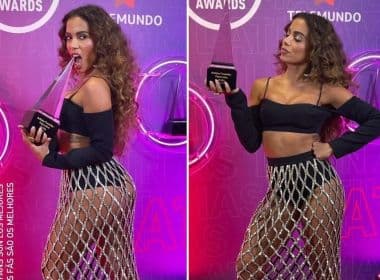 Anitta desbanca Shakira e é eleita 'Melhor Artista Feminina' em prêmio dos EUA; veja