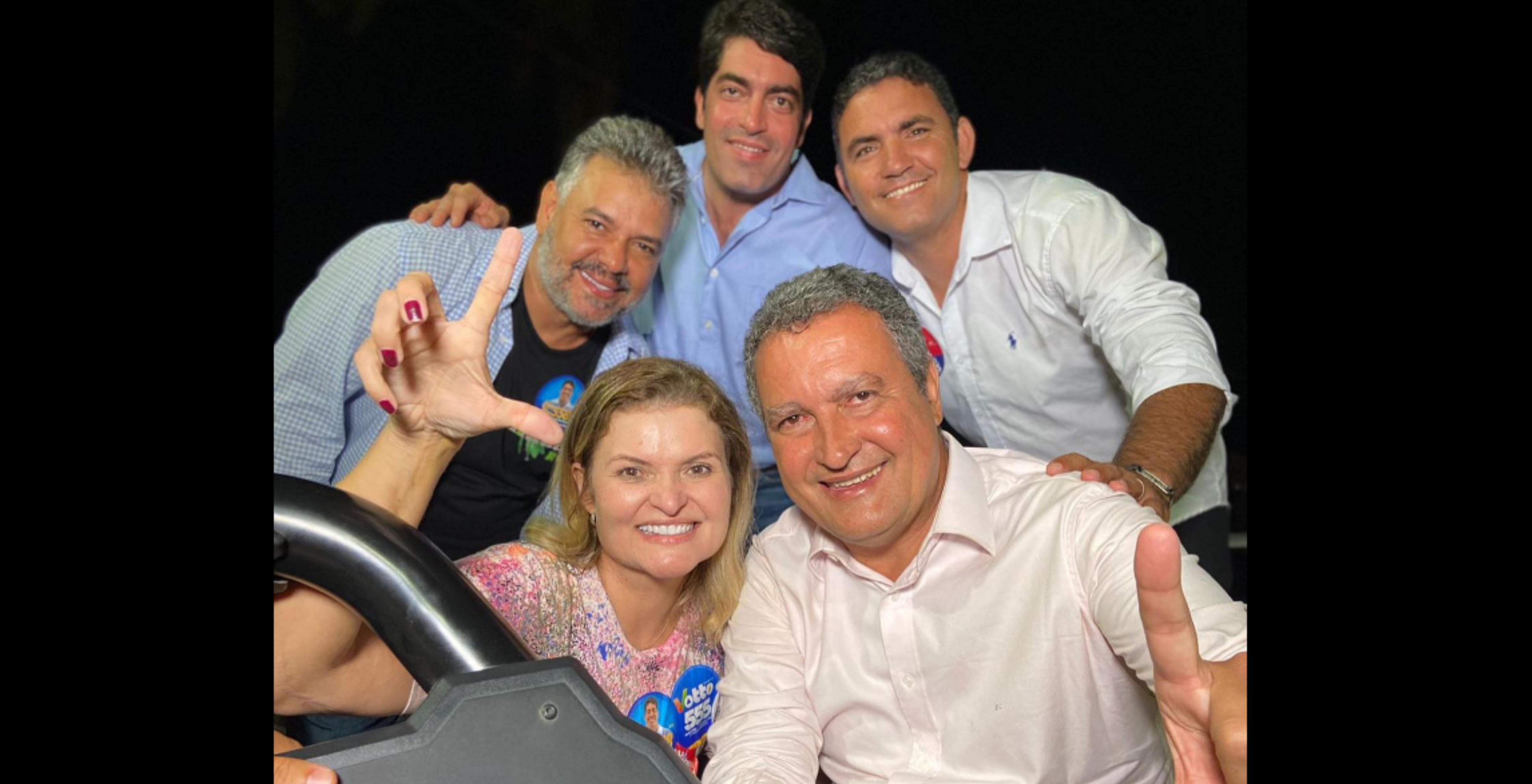 Ibirataia: Prefeita Ana Cléia recepciona candidato a governador Jerônimo e sua comitiva
