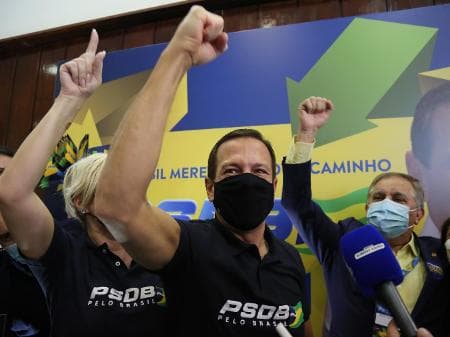 Doria vence prévias do PSDB para disputa da Presidência em 2022