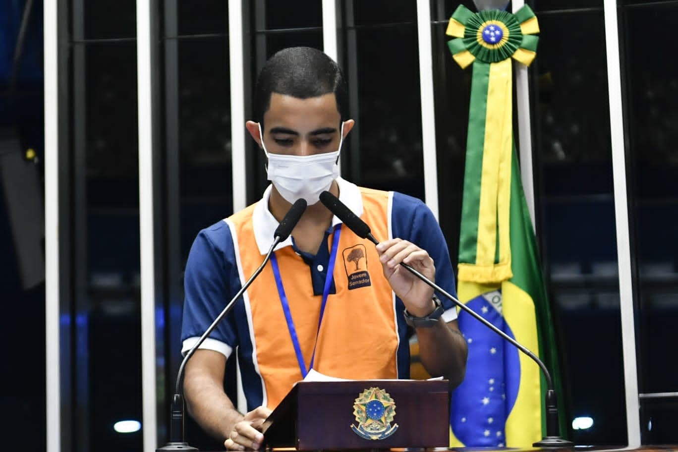 O Ibirataense Ravan dos Santos é diplomado Jovem Senador em Brasília