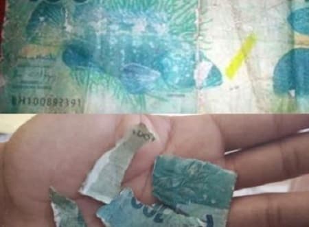 Motorista compra todas as trufas que menino vendia no sinal com nota de R$ 100 falsa