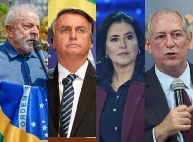 Votos válidos: Lula tem 50%; Bolsonaro 36%; Ciro 6%; e Tebet 5%, diz Datafolha