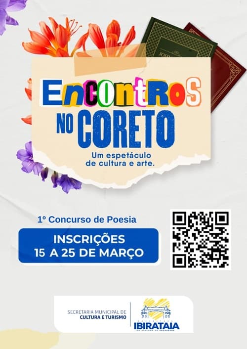 Ibirataia Lança o Projeto "Encontros no Coreto" com Concurso de Poesia