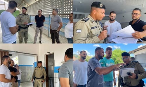 Ibirataia: Prefeitura realiza visita técnica no futuro Colégio de Ensino Cívico-Militar