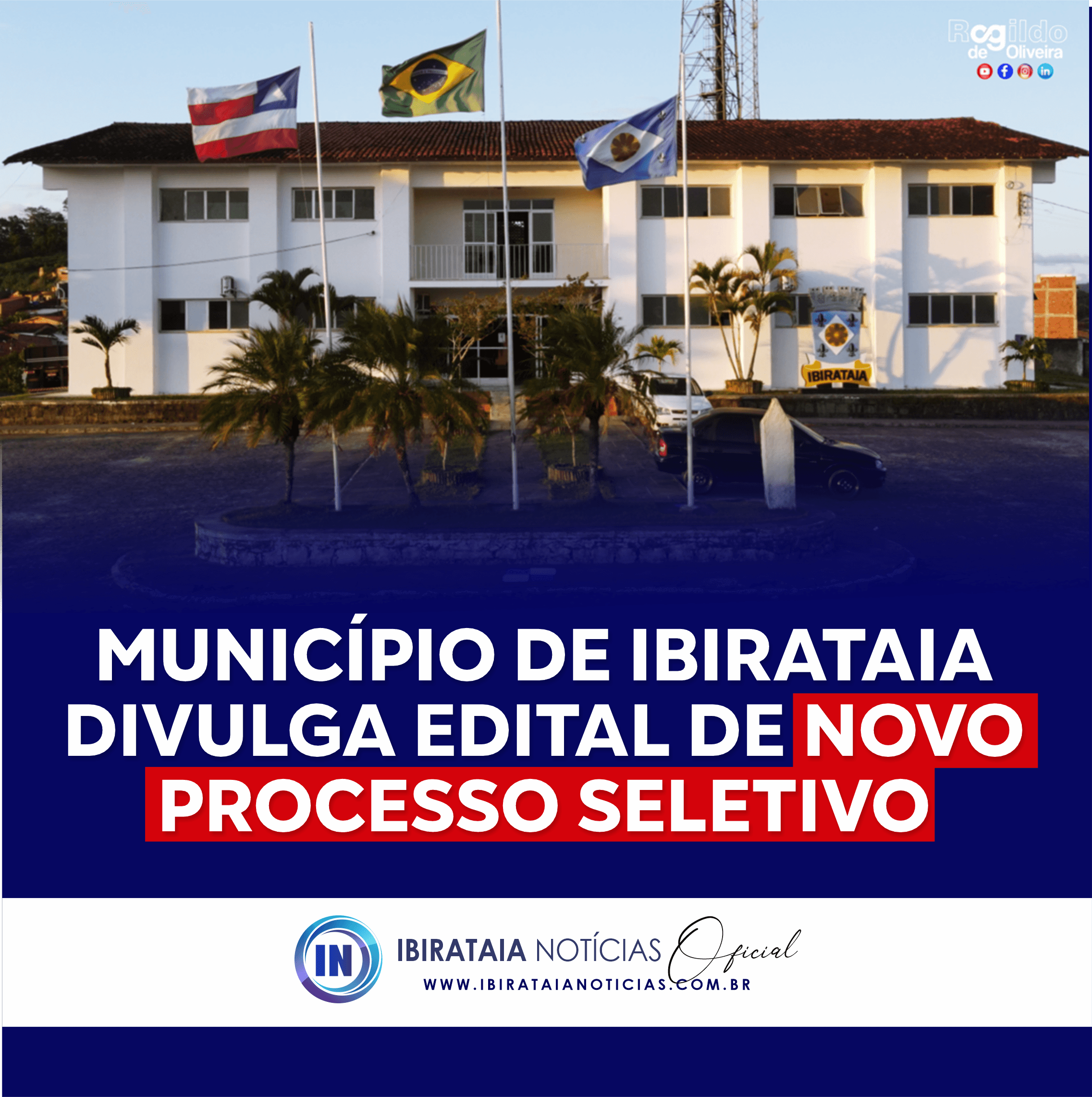 Prefeitura divulga novo Processo Seletivo para cadastro de reserva em regime especial de direito administrativo; confira