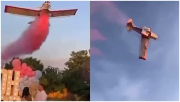 Avião usado em 'chá revelação' cai e piloto morre, VÍDEO do acidente