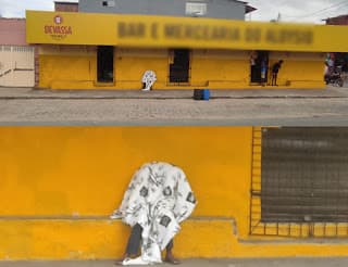 Homem morre sentando em frente a bar no Distrito de Jampumerim