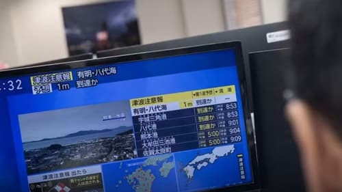 Terremoto de magnitude 7,1 atinge o Japão e provoca alerta de tsunami