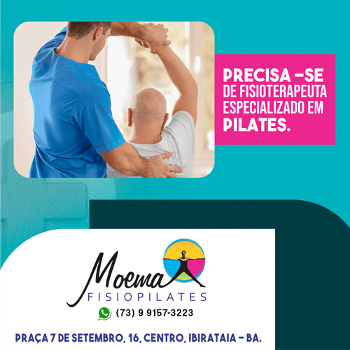 Ibirataia: Oportunidade de Trabalho! MOEMA FISIOPILATES