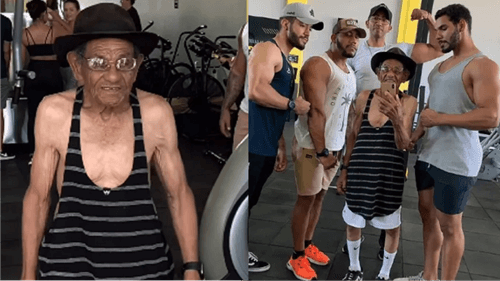 Caetité: Idoso viraliza ao entrar na academia aos 97 anos