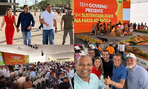Prefeito de Ibirataia, Sandro Futuca, participa de lançamento do projeto Parceiros da Mata em Ipiaú