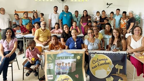 Ibirataia: Projeto Cisternas nas Escolas é lançado no município e garante segurança hídrica para comunidades rurais