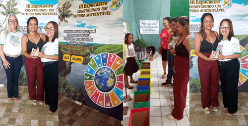 Ibirataia: Professora Darlene marca presença na III ExpoCastro - Construindo um Futuro Sustentável