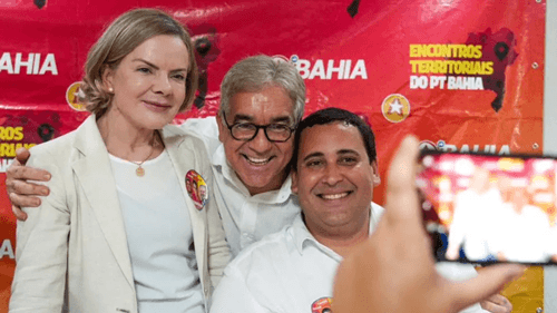 Gleisi Hoffmann visita Bahia para fortalecer candidaturas do PT