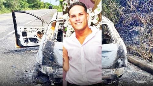 Jovem empresário é encontrado carbonizado em porta-malas de veículo
