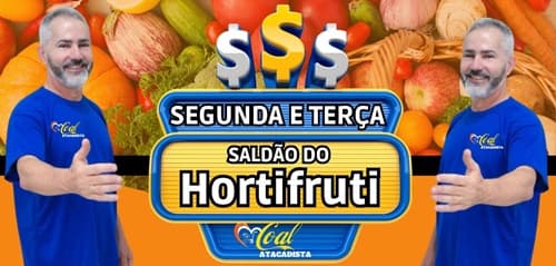 Segunda e Terça do Saldão do Hotifruti no Coal Atacadista; confira