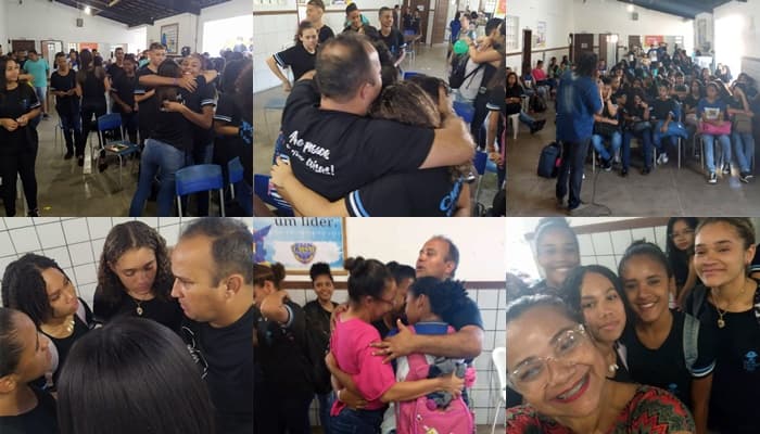 Projeto Fora da Casinha no Colégio Marilúzia Silva Machado | Abrace-me Ministério Apostólico de Ibirataia; confira