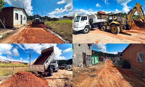 Ibirataia: Prefeitura de Ibirataia Intensifica manutenção de ruas no Bairro Ponto Chic