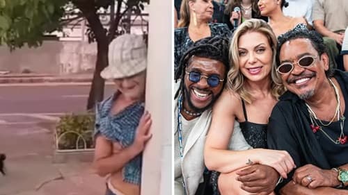 Idoso protagoniza cena hilária ao tentar voltar para abrigo após fugir para show do É o Tchan