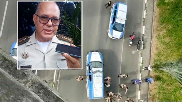 Capitão da PM  morre após queda de viaduto em Feira de Santana