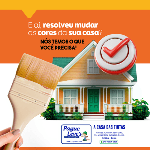 Pague Leve's na Construção | A Casa das Tintas: Transforme seu Lar com Economia e Qualidade!