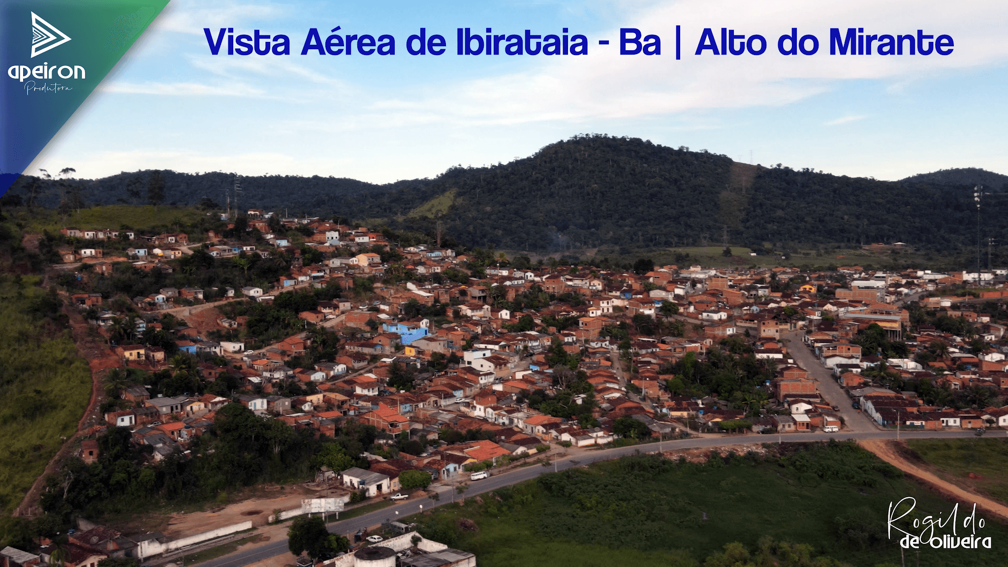 vista aérea de Ibirataia - Ba | Bairro Alto do Mirante