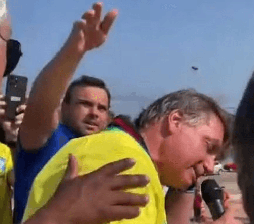 Bolsonaro é atacado por abelhas e encerra discurso em comício no RN