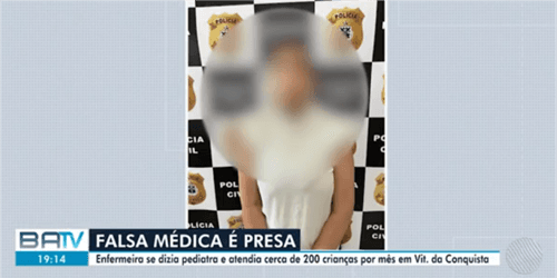 Presença de falsa médica em Vitória da Conquista leva à prisão em flagrante