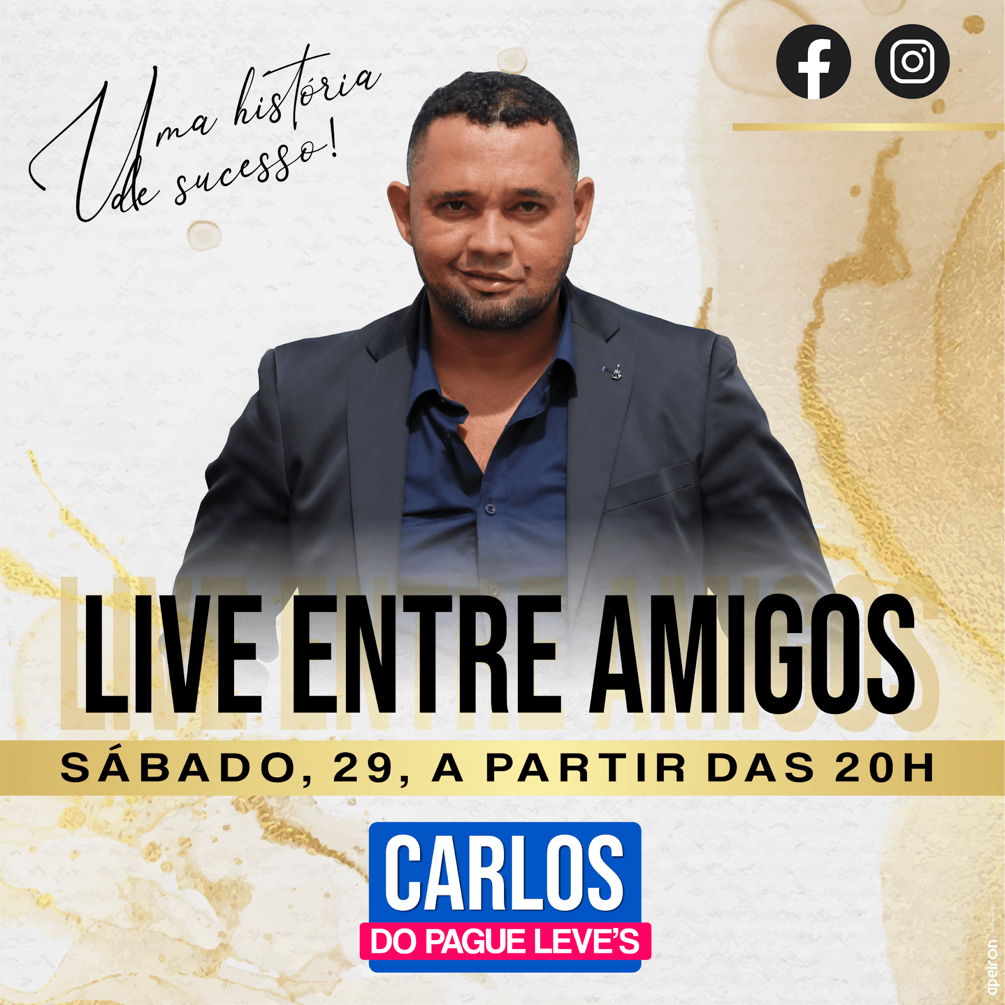 LIVE: PROGRAMA ENTRE AMIGOS COM CARLOS DO PAGUE LEVE'S