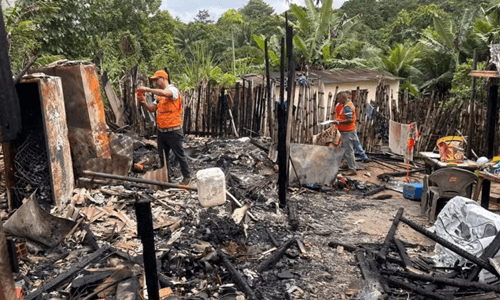 Pai, filho e enteado morrem carbonizados em incêndio na Bahia