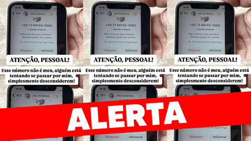 Ibirataia: Golpistas usam WhatsApp Falso do Prefeito Sandro Futuca aplicar golpes
