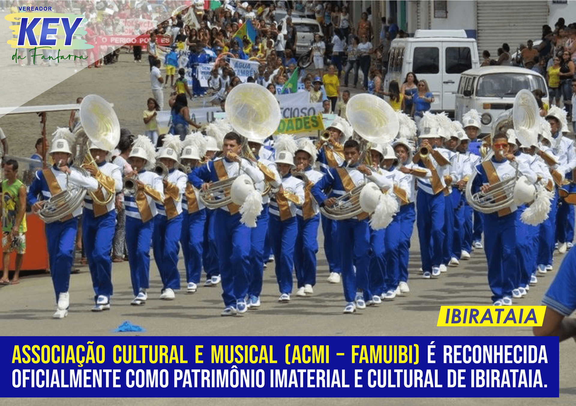 Associação Cultural e Musical (ACMI – FAMUIBI) é reconhecida oficialmente como Patrimônio Imaterial e Cultural de Ibirataia.