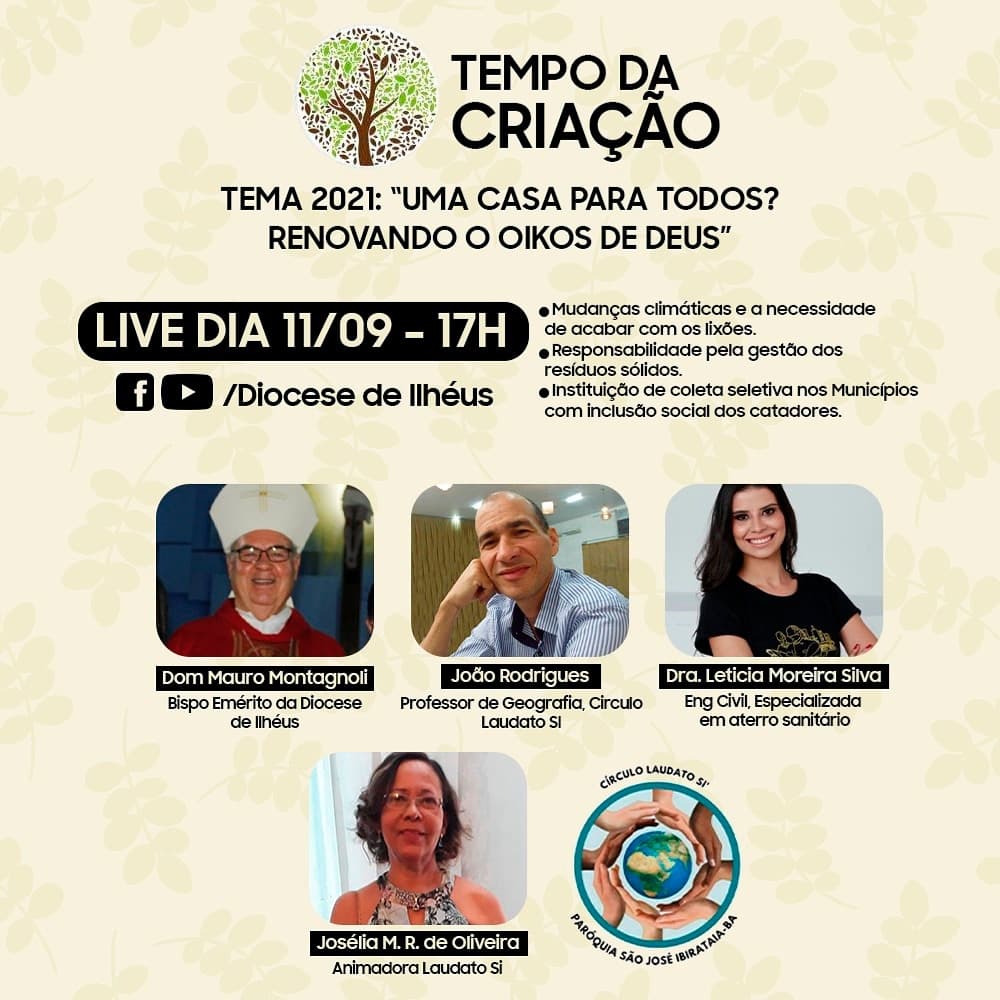 LIVE: TEMPO DE CRIAÇÃO DIA 11/09 |
