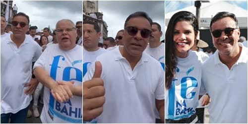 Sandro Futuca celebra a tradição na Lavagem do Senhor do Bonfim em Salvador