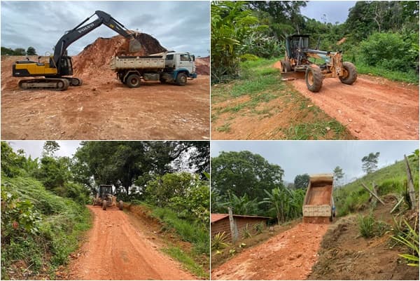 Ibirataia: Prefeitura faz patrolamento e cascalhamento na região da Santa Rita; assista o vídeo