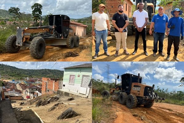Ibirataia: Prefeitura inicia patrolamento de acesso às pedreiras para construção de escadão