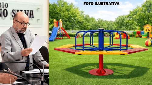 Ibirataia: Vereador Márcio Fatel solicita instalação de parquinho infantil no Bairro Jorge Fair