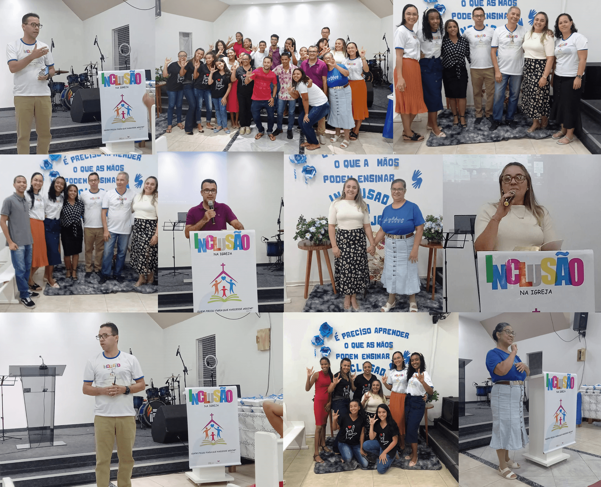 I Mostra das Atividades Inclusivas da Turma da Surdez. INCLUSÃO NA IGREJA