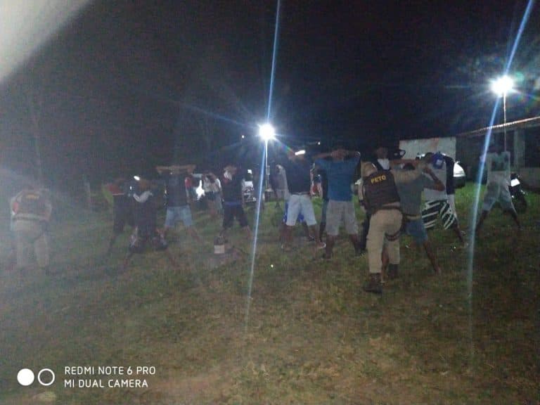 PM encerra festa de ‘Paredão’ na zona rural de Itagibá
