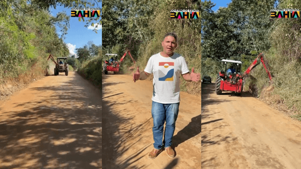 Ibirataia: Vice-prefeito Juca Muniz, acompanha Serviços de Recuperação na BA-650