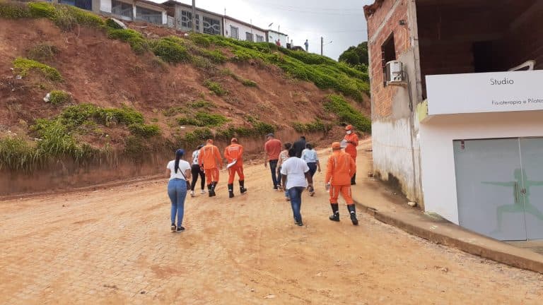 Ibirataia recebe visita técnica para avaliar situação de residências e famílias atingidas pelas chuvas
