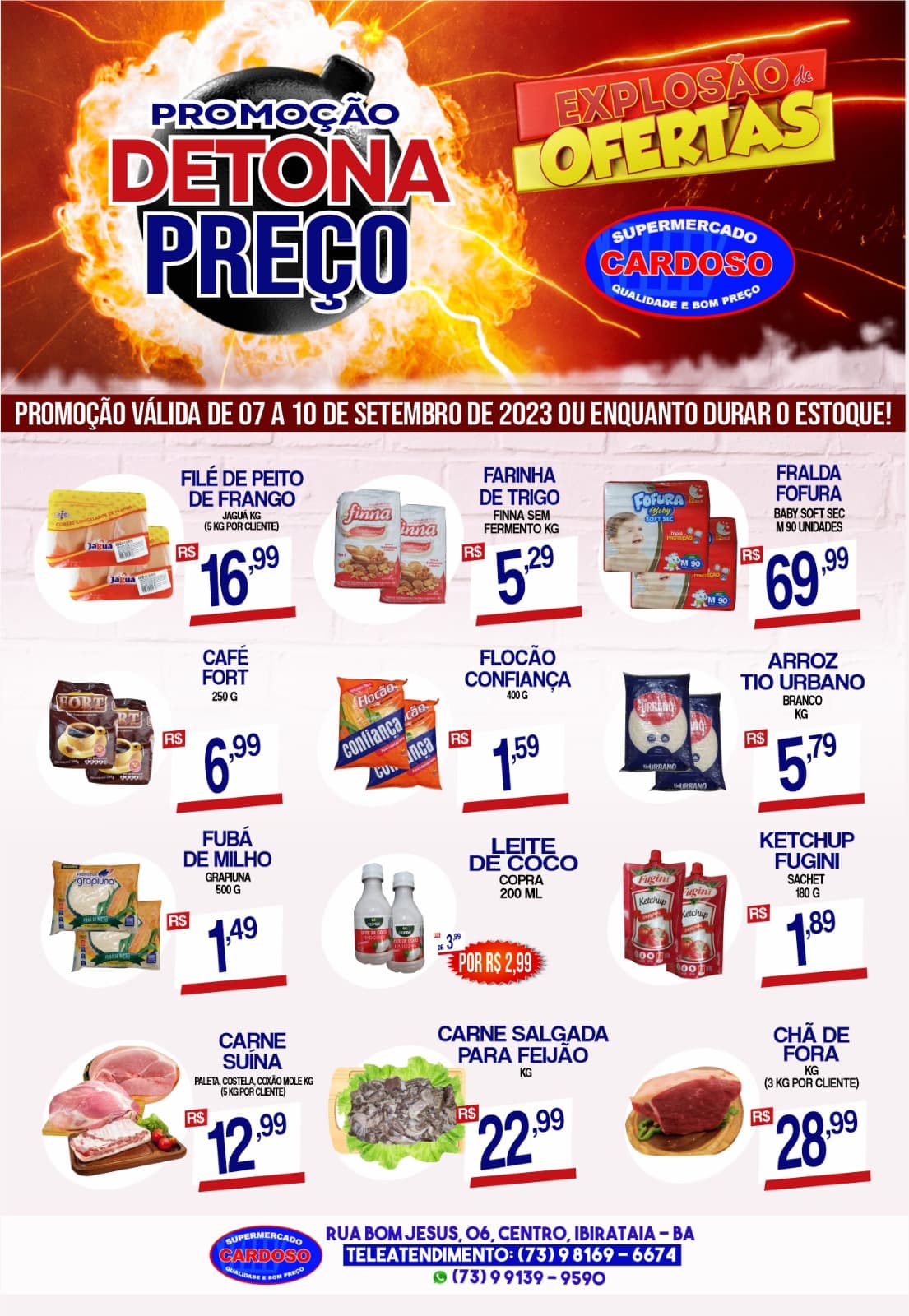 Promoção Detona Preço no Supermercado Cardoso