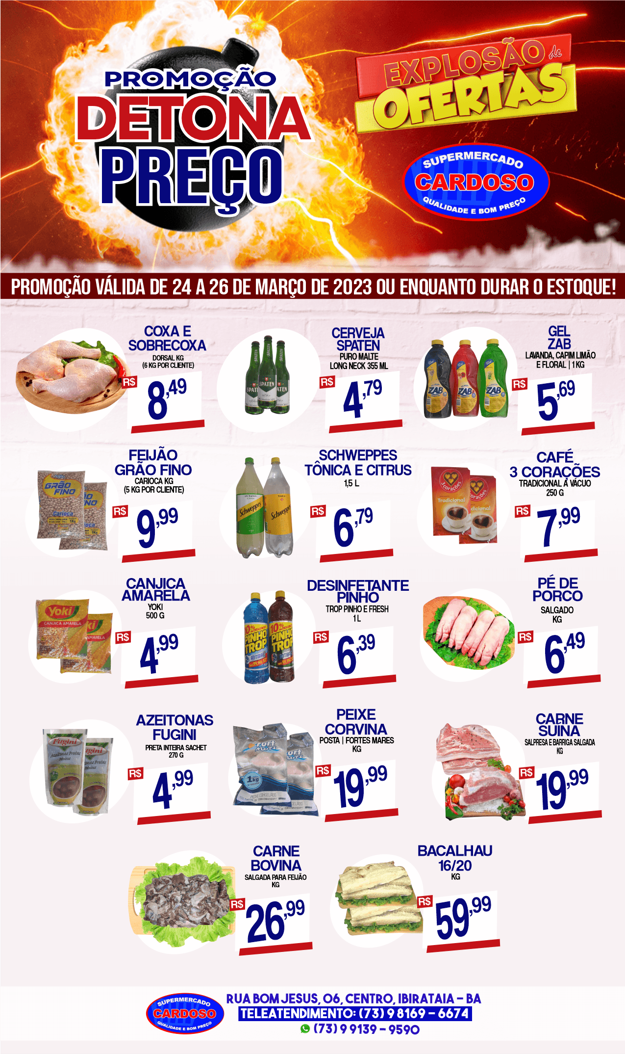 Promoção Detona Preço é no Supermercado Cardoso