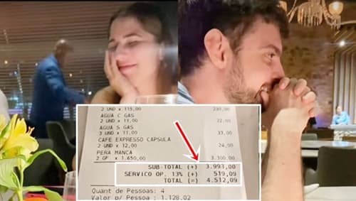 Amigos se atrapalham e pagam valor alto por garrafa de vinho em restaurante de Salvador