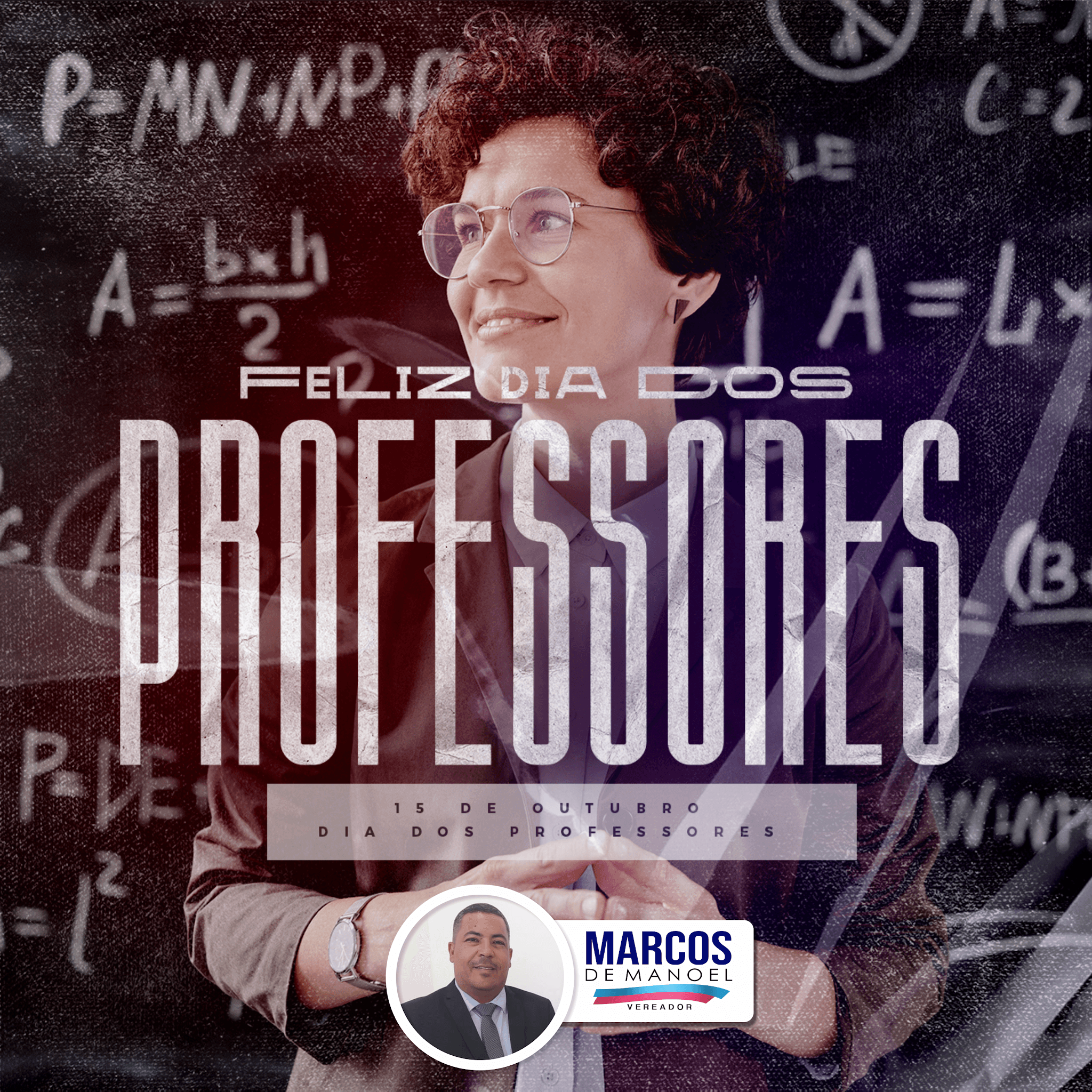 Mensagem do vereador Marcos de Manoel ao Dia do Professor