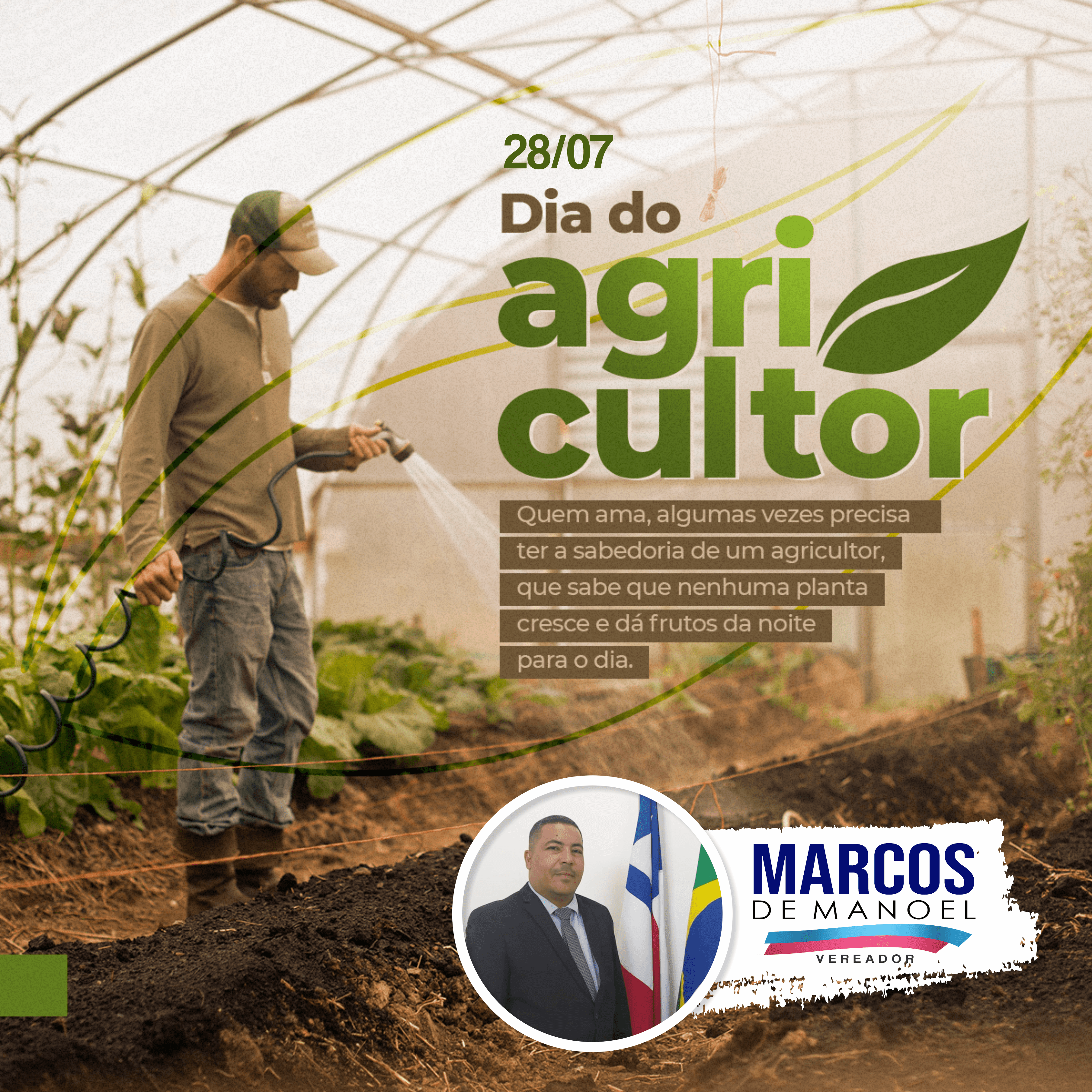 DIA DO AGRICULTOR | VEREADOR MARCOS DE MANOEL