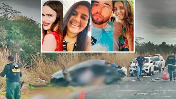 Identificados os jovens mortos na colisão em rodovia, enquanto voltavam de festa