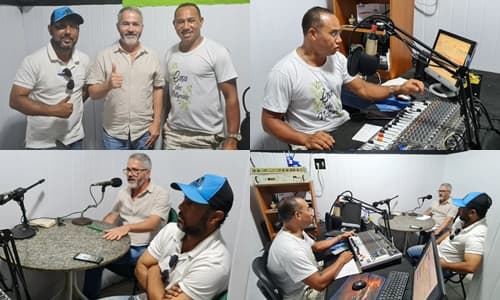Elisio do Coal é destaque durante entrevista no Conexão Ibirataia com o Radialista Luiz Sérgio