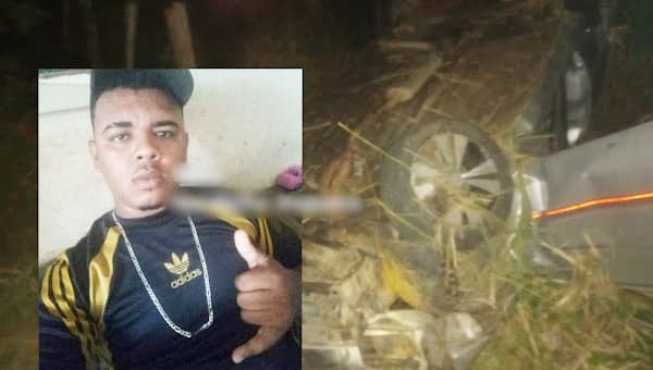 Jovem de 27 anos morre após carro capotar na rodovia Itajuípe-Coaraci