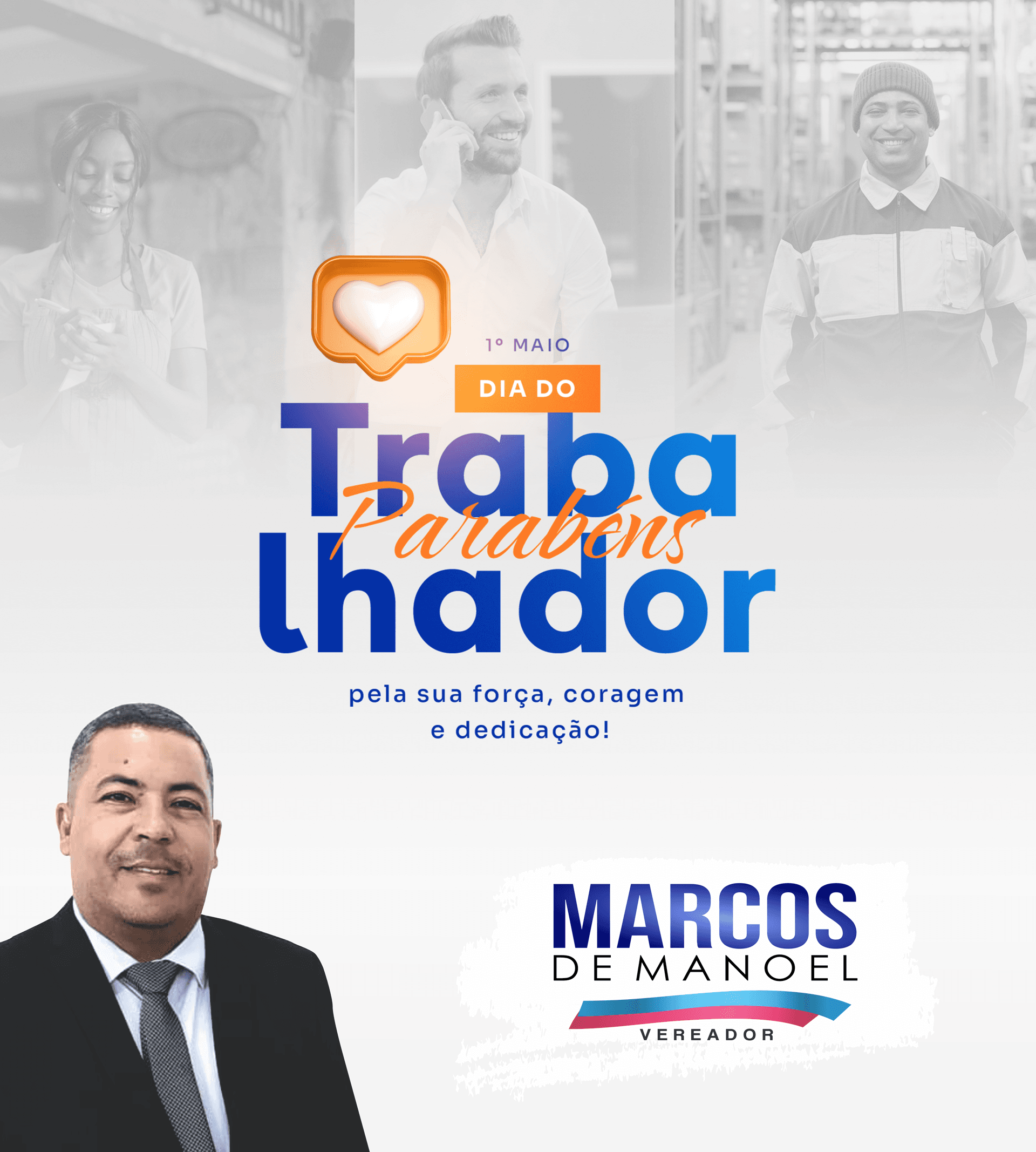 Mensagem de Marcos de Manoel ao Dia do Trabalhador
